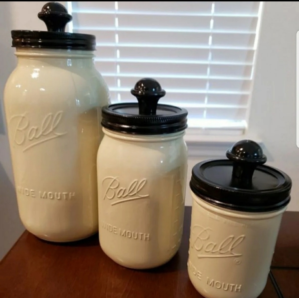 New Kitchen Mason Jar Decor